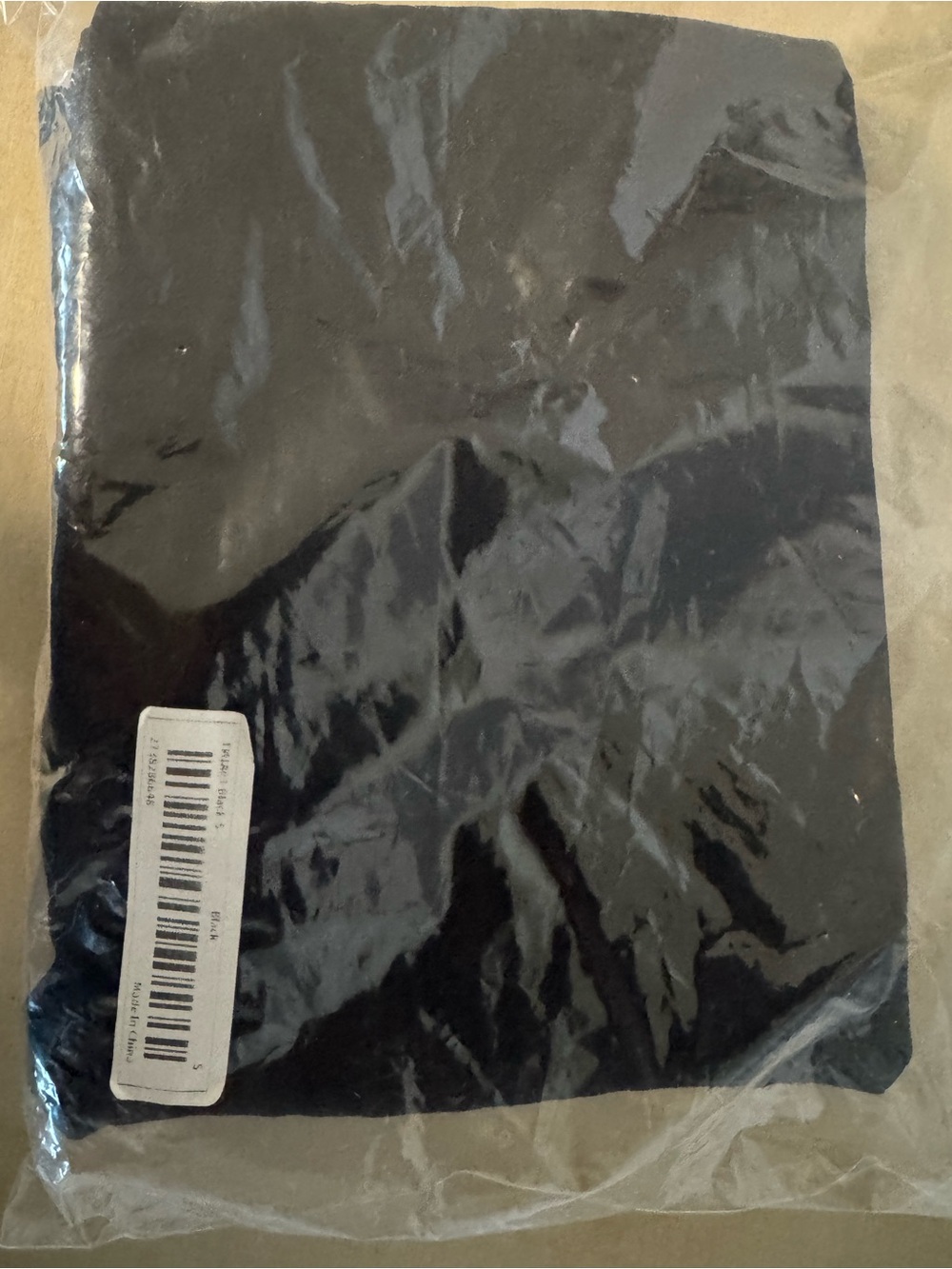 Black Knit yoga pants Solid Black